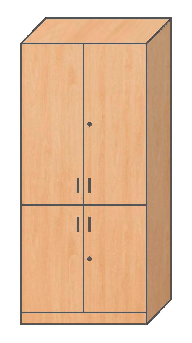 Szafa szkolna AS-4/4d